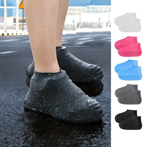 Couvre-chaussures imperméables en silicone antidérapant pour extérieur -  Housse de pluie épaisse réutilisable - Violet - Taille M Violet - Cdiscount
