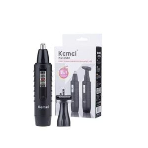 Kemei Km 9688 Kit Tondeuse À Cheveux Rasoir Barbe Nez et oreilles Rechargeable -hanoutdz-1