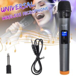 Microphone à main professionnel sans fil UHF universel pour karaoké animation et conférence-hanoutdz-1
