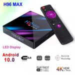 Smart TV Box H96 Max 3318 4GB RAM+64GB ROM Android 10.0 Google Play-hanoutdz-2