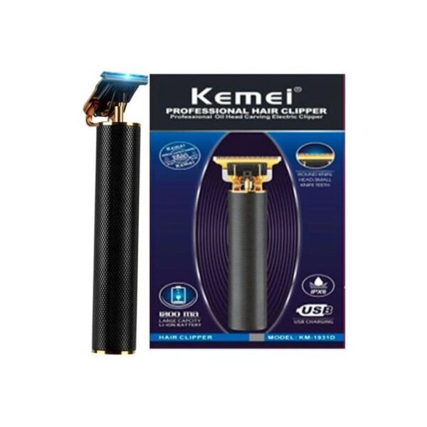 Tendeuse pour barbe & cheveaux Professional Rechargeable Finition 0 Mm kemei km-1931D-2