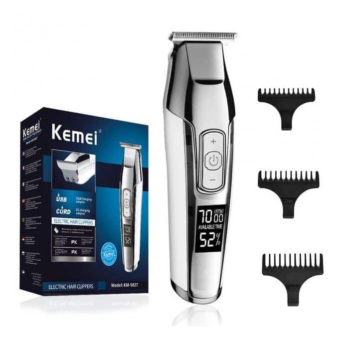 Kemei km-5027 Kit Tondeuses À Cheveux Rechargeable-hanoutdz-1