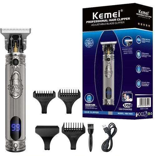Tendeuse kemei km-700H a cheveux Professional Rechargeable Finition 0 Mm 2